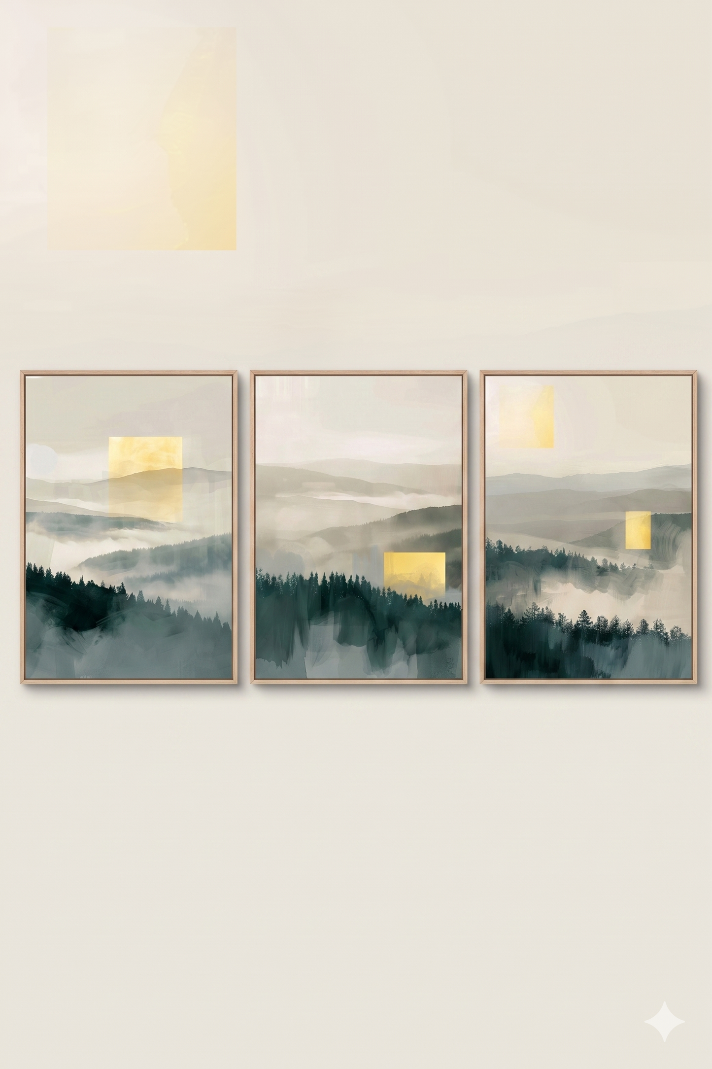Yellow Drop - Quiet Disruption Collection — 3-Piece Gallery Set