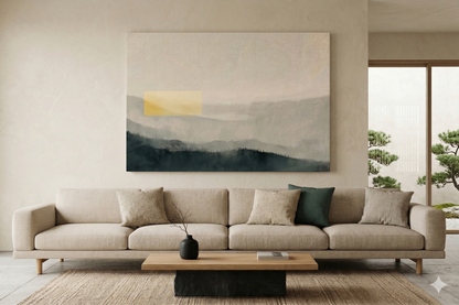 Yellow Drop - The Quiet Disruption — Canvas