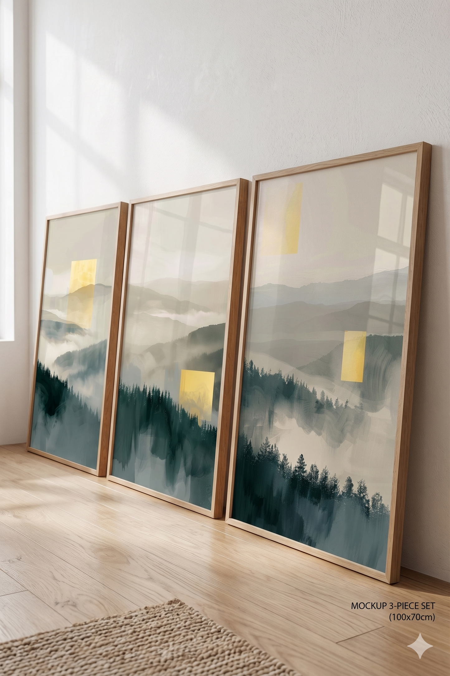 Yellow Drop - Quiet Disruption Collection — 3-Piece Gallery Set